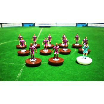 Subbuteo Andrew Table Soccer Gabala FK on classic Hasbro bases